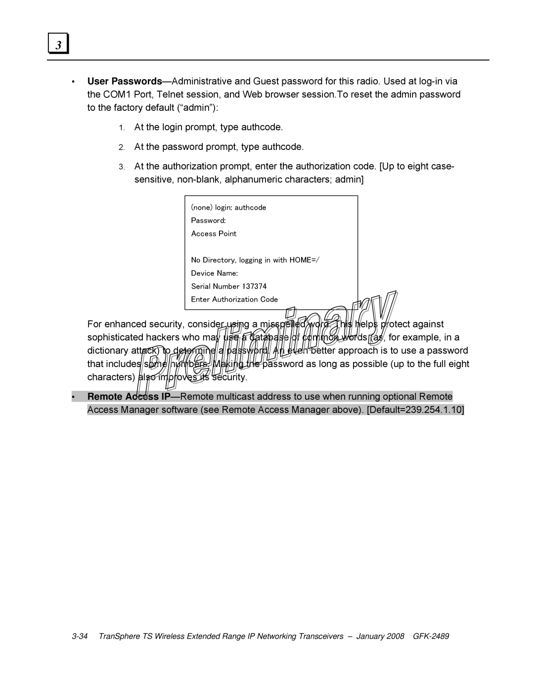 GE GFK-2489 user manual 