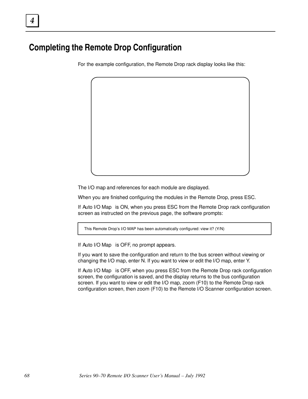 GE GFK0579B user manual Completing the Remote Drop Configuration 