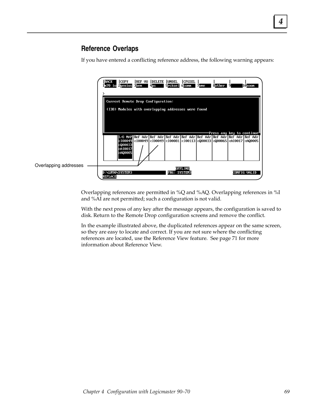 GE GFK0579B user manual Reference Overlaps 