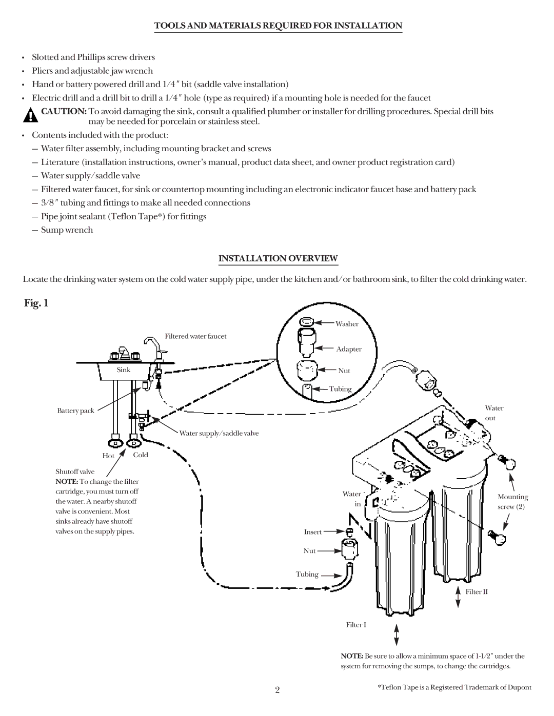 GE GNUL30Z installation instructions Tools and Materials Required for Installation, Installation Overview 