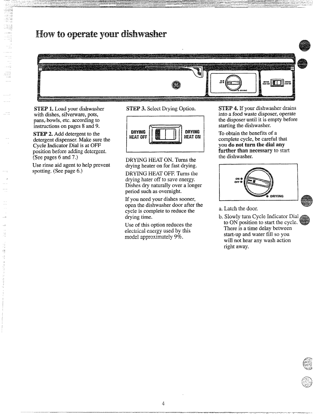 GE GSD400P warranty ‘%e 