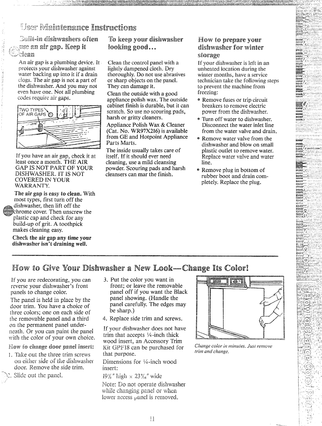 GE GSD400Y-04 manual Disilwasller forwiB$ter, Coveredin Your ~~ARRANT~ 