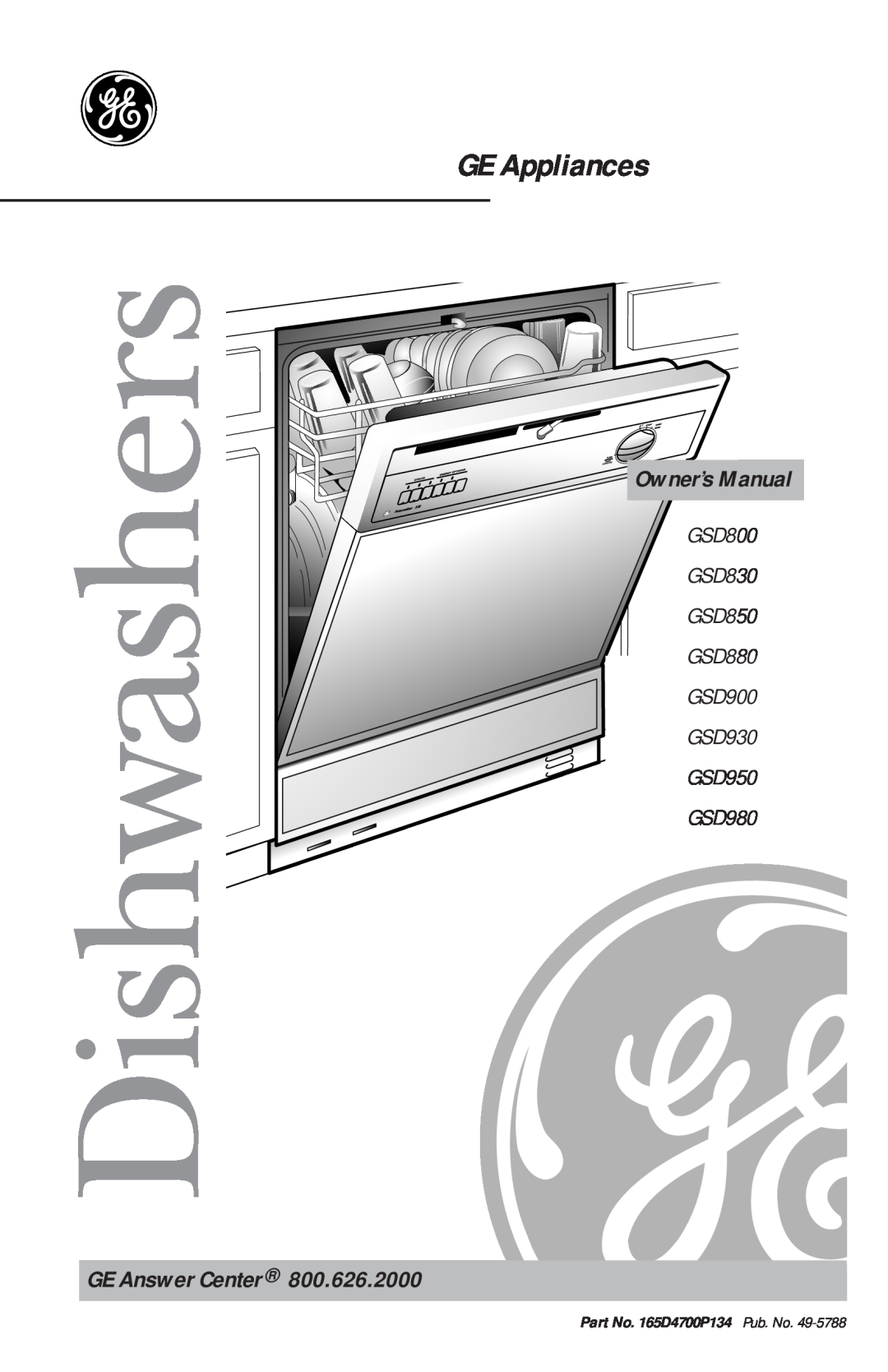 GE GSD980 warranty Operating Instrudions, ~ps, Care and Cleaning, Preparation, Consumer Services, Dishwasher, l3-l5 