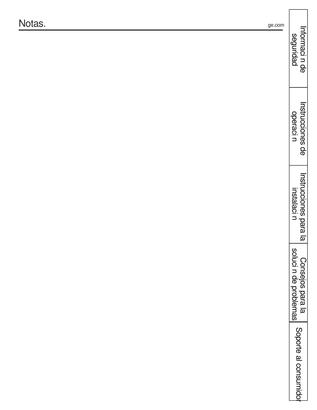 GE GTH21, GTL21 installation instructions 105 