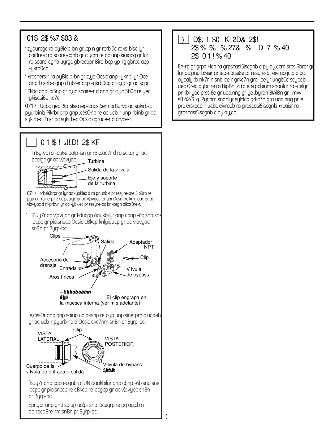 GE GXSF30H installation instructions Antes DE Comenzar, Instale LA Válvula DE Bypass 