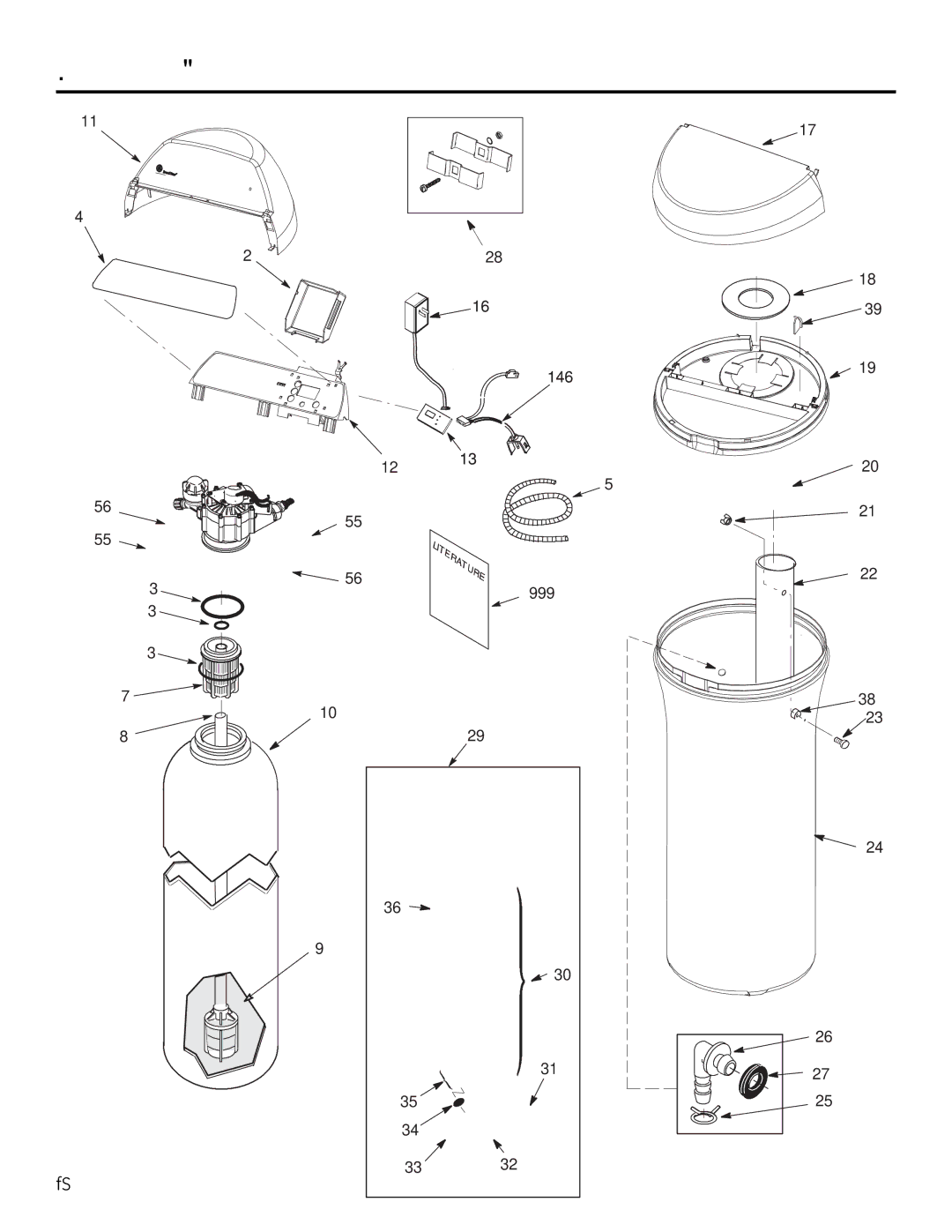 GE GXSF30H installation instructions Lista de partes 