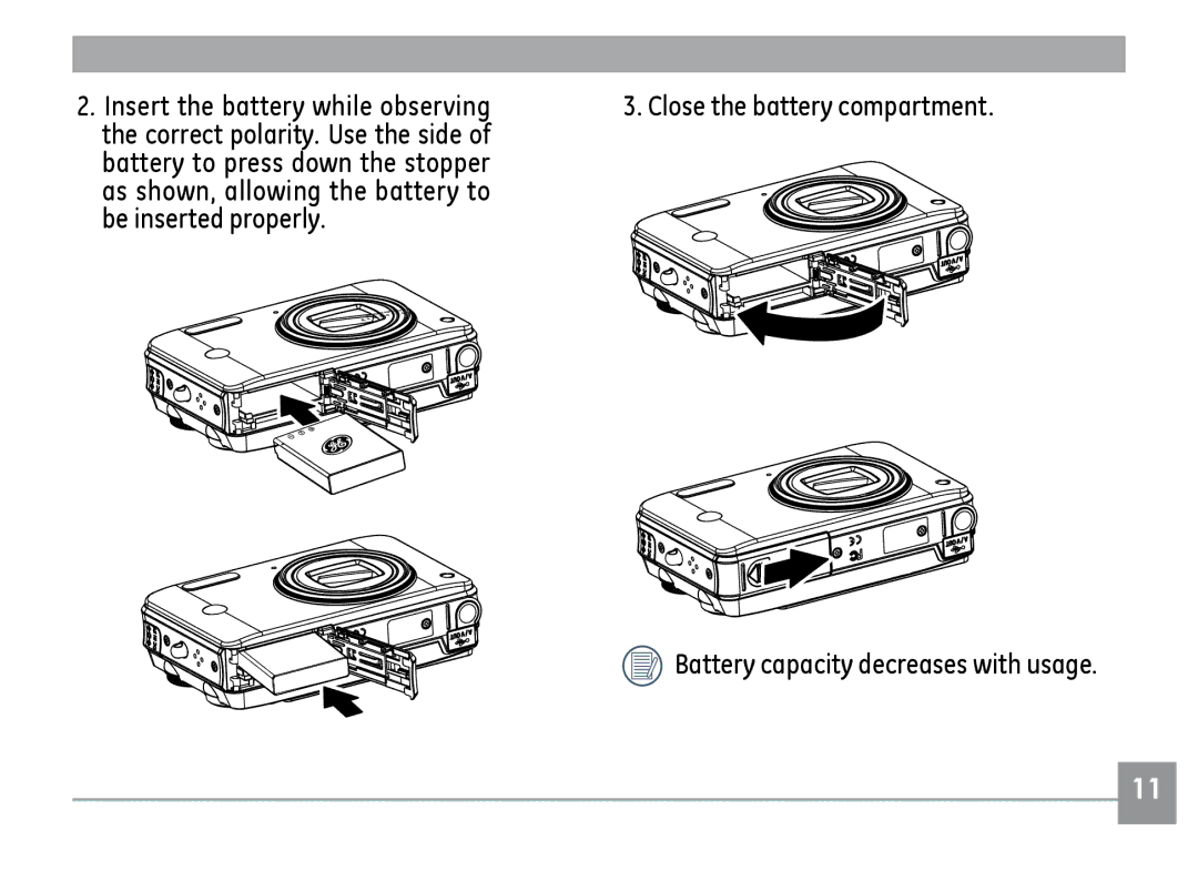 GE H855 manual 