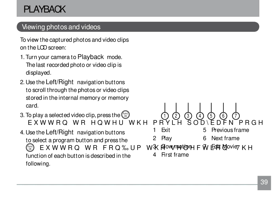 GE H855 manual Viewing photos and videos 