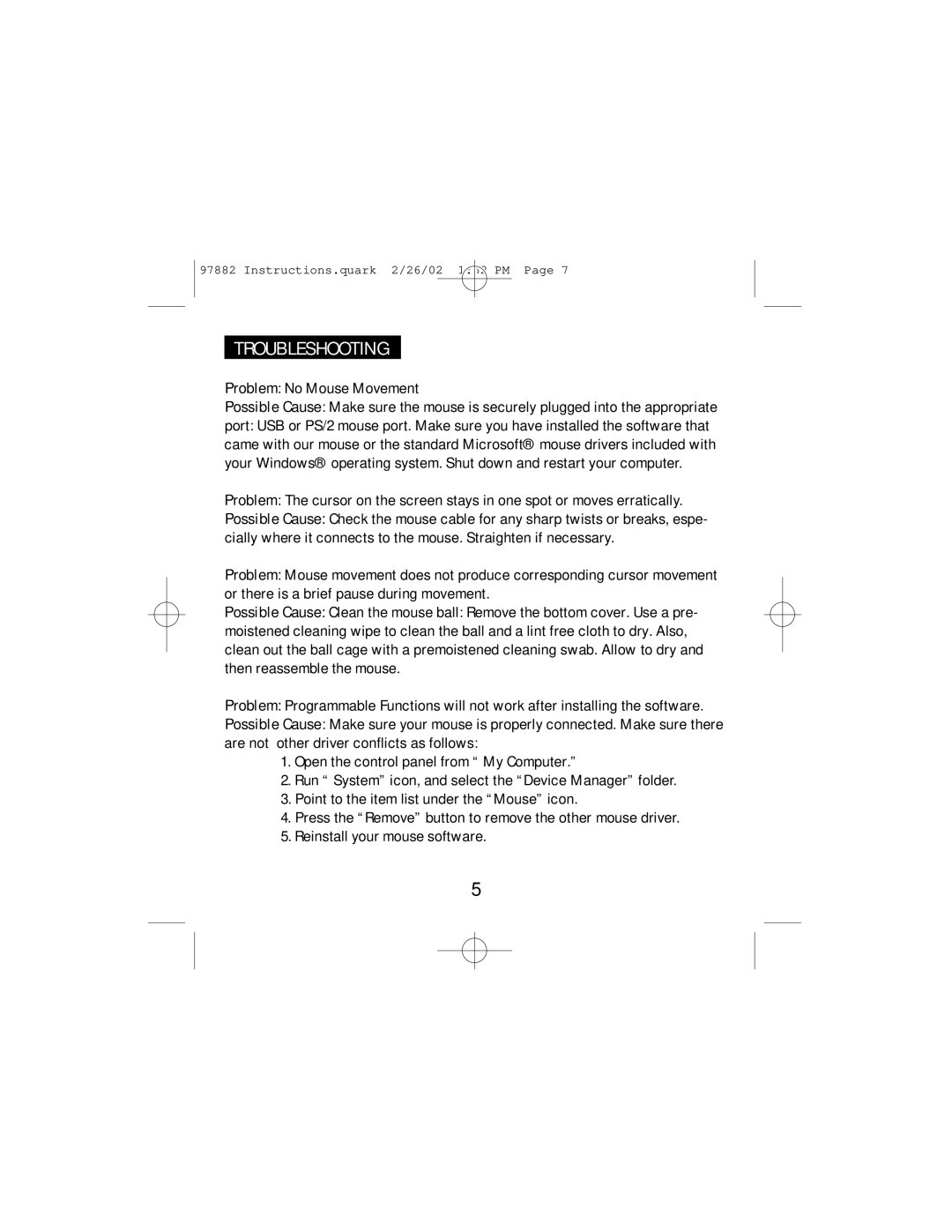 GE HO97882 instruction manual Troubleshooting 