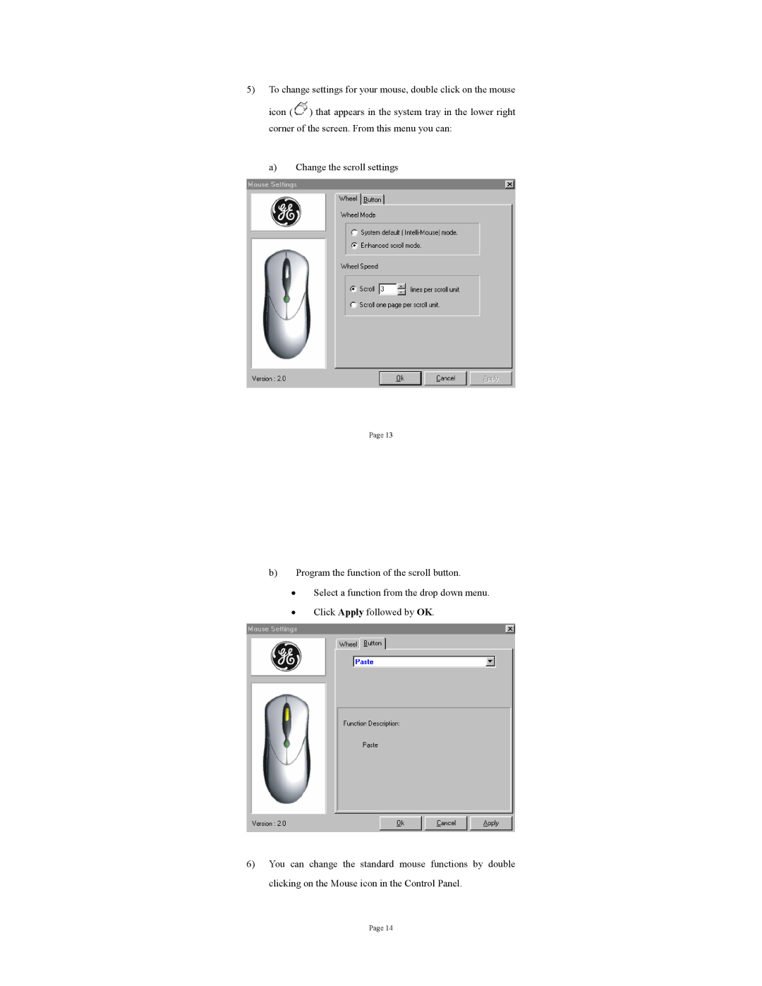 GE HO97985 instruction manual 