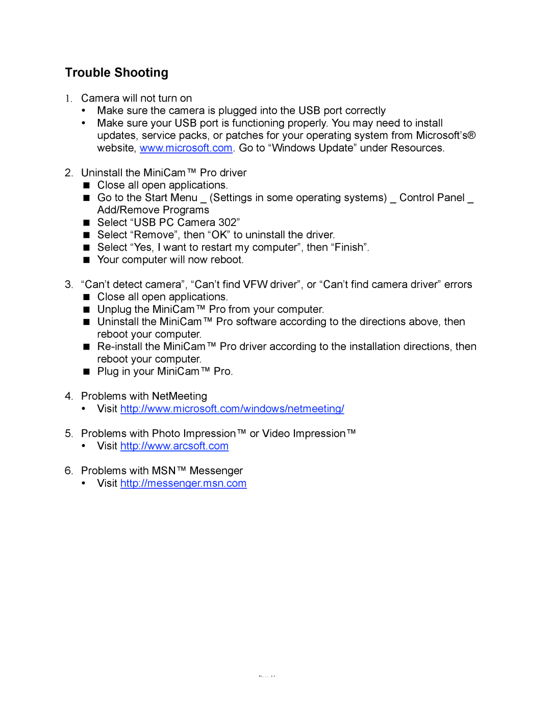 GE HO98067 user manual Trouble Shooting 