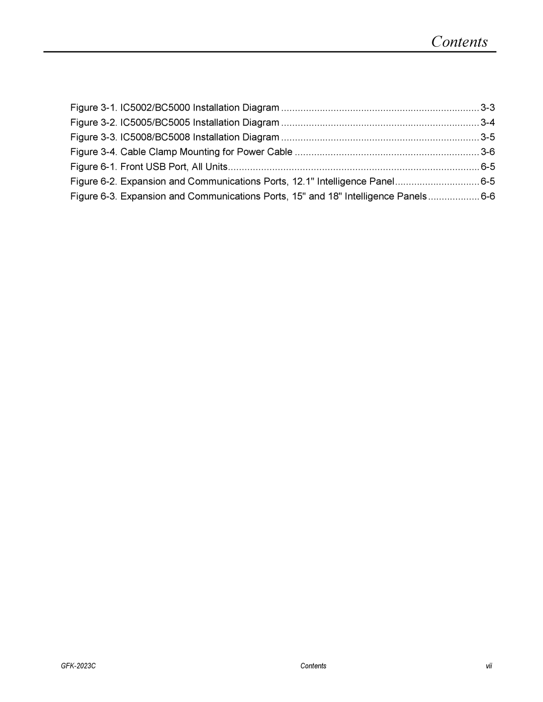 GE BC5005, IC5005, IC5008, BC5008, BC5002 user manual IC5002/BC5000 Installation Diagram 