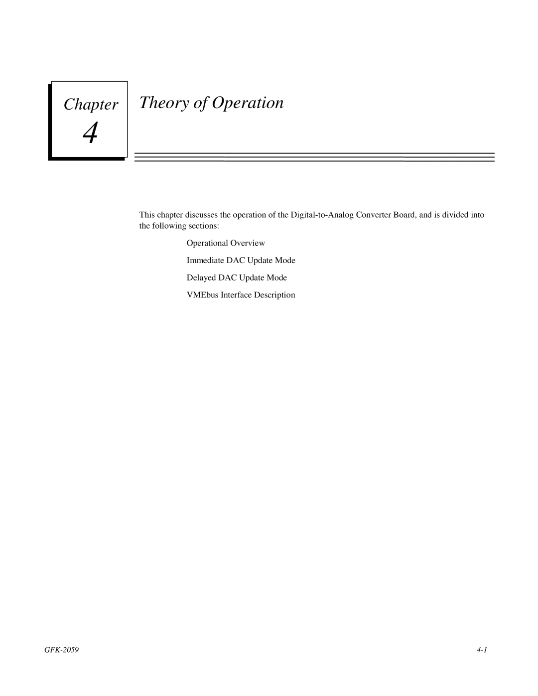 GE IC697VAL348 user manual Theory of Operation 