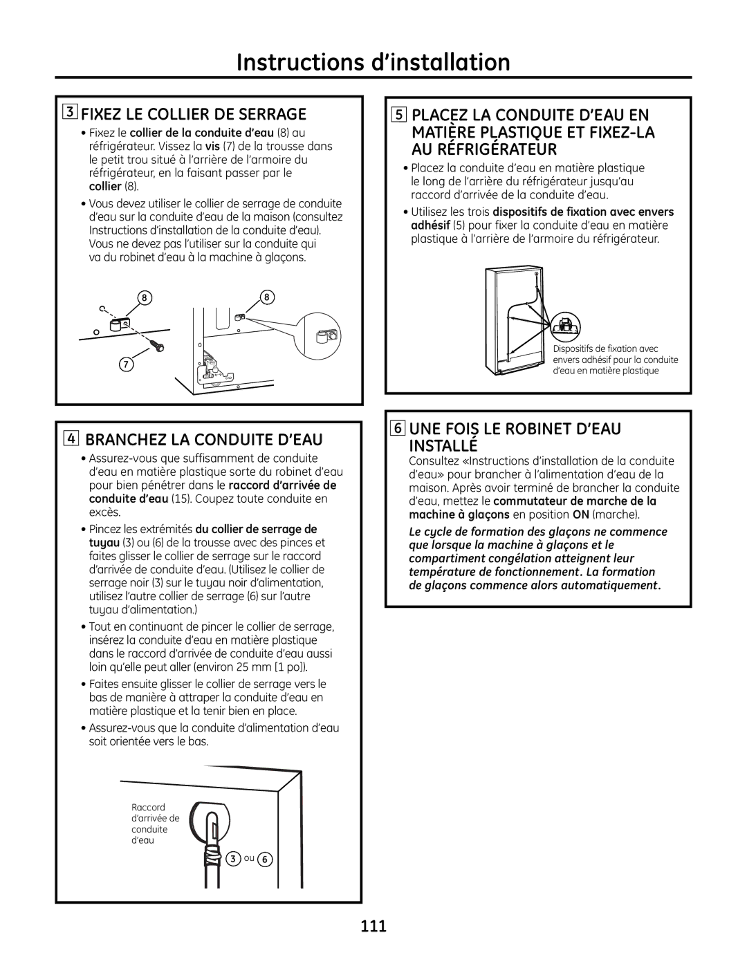 GE IM-6 installation instructions 111 