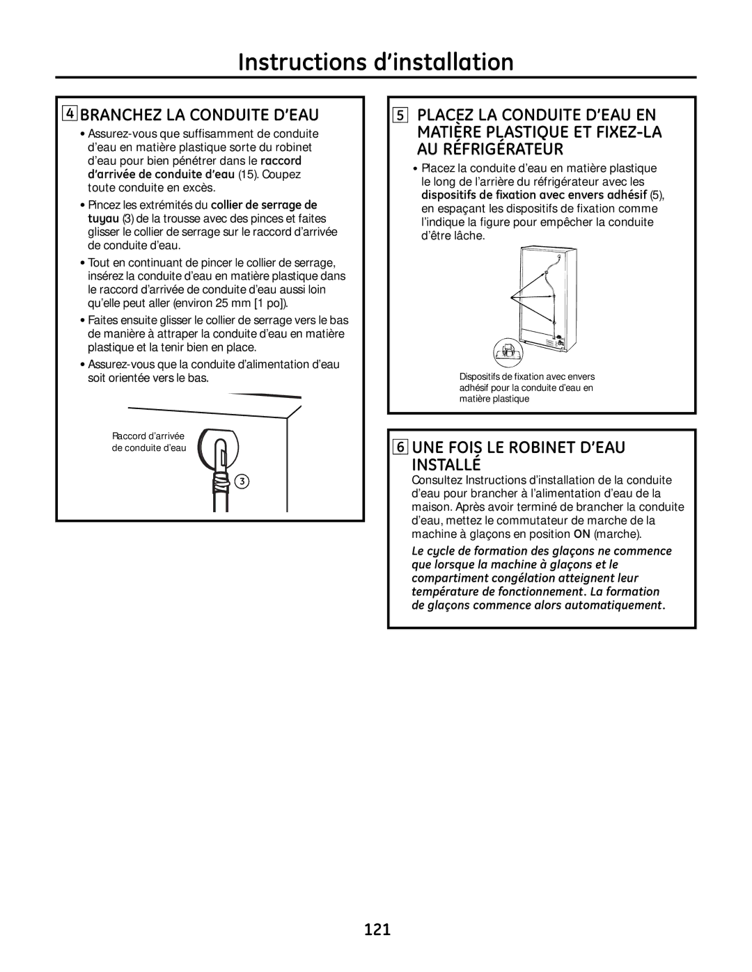 GE IM-6 installation instructions 121 