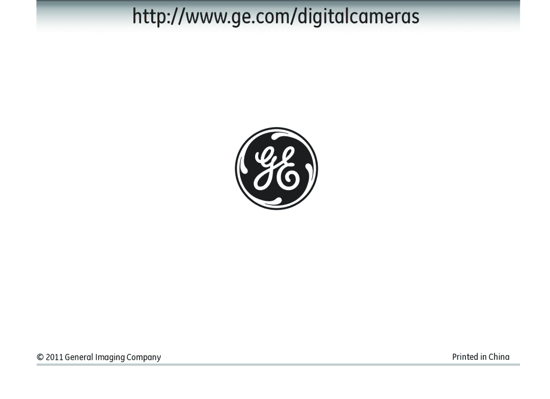 GE J1470S user manual General Imaging Company 