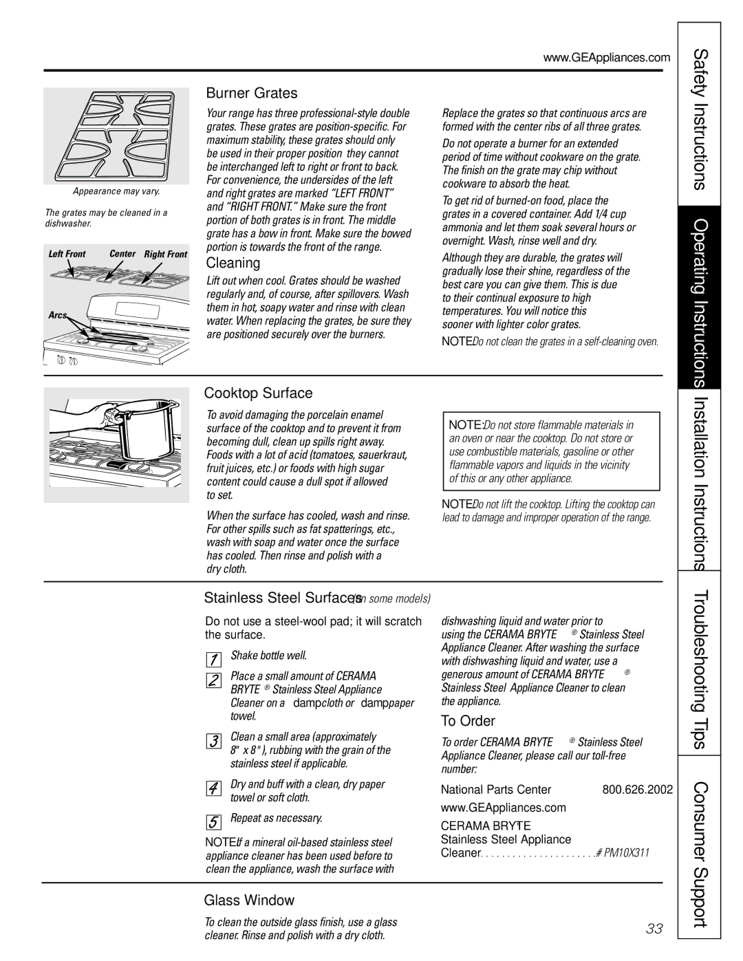 GE J2B915 installation instructions Installation Instructions 