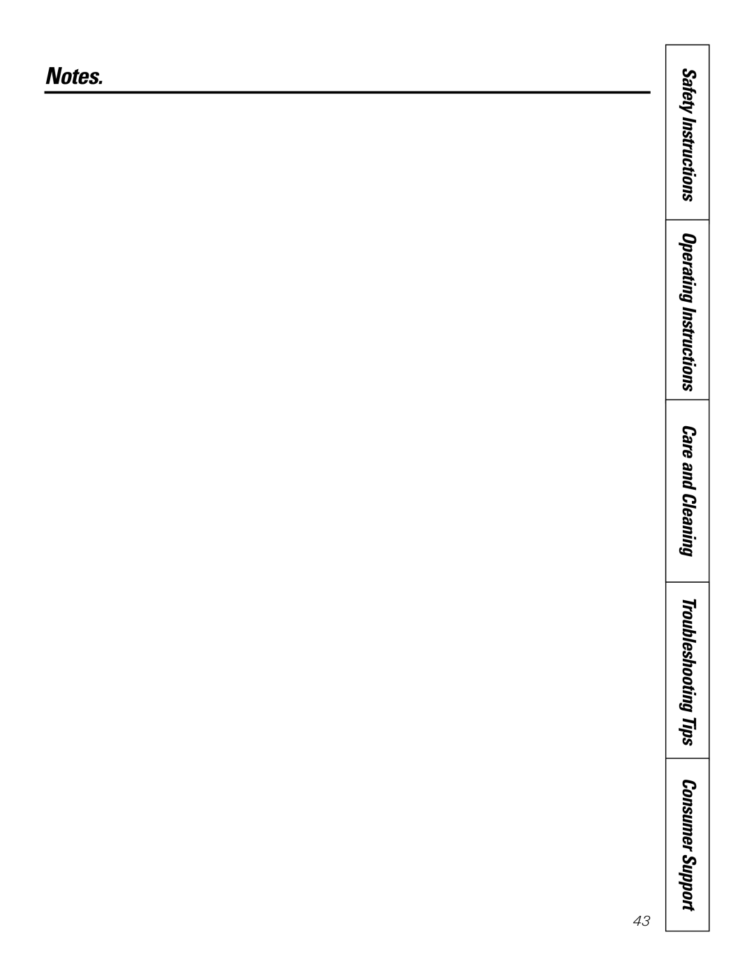 GE J2S968 manual Safety Instructions, Consumer Support, Operating Instructions, Troubleshooting Tips 