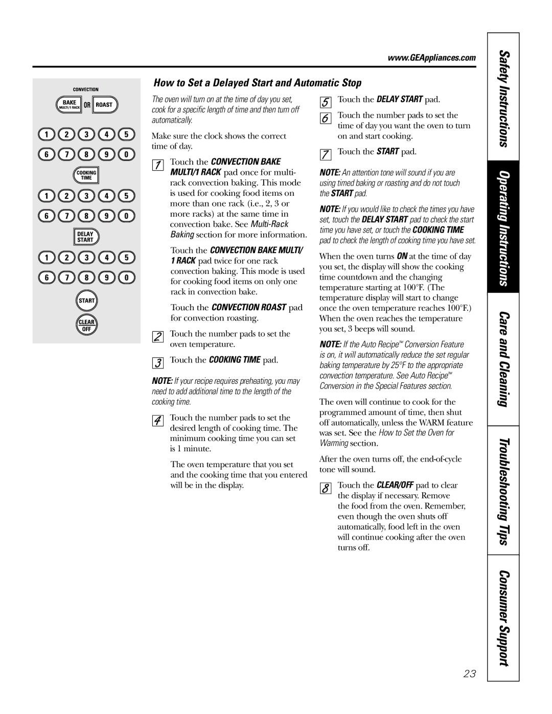 GE JB905 owner manual Safety 