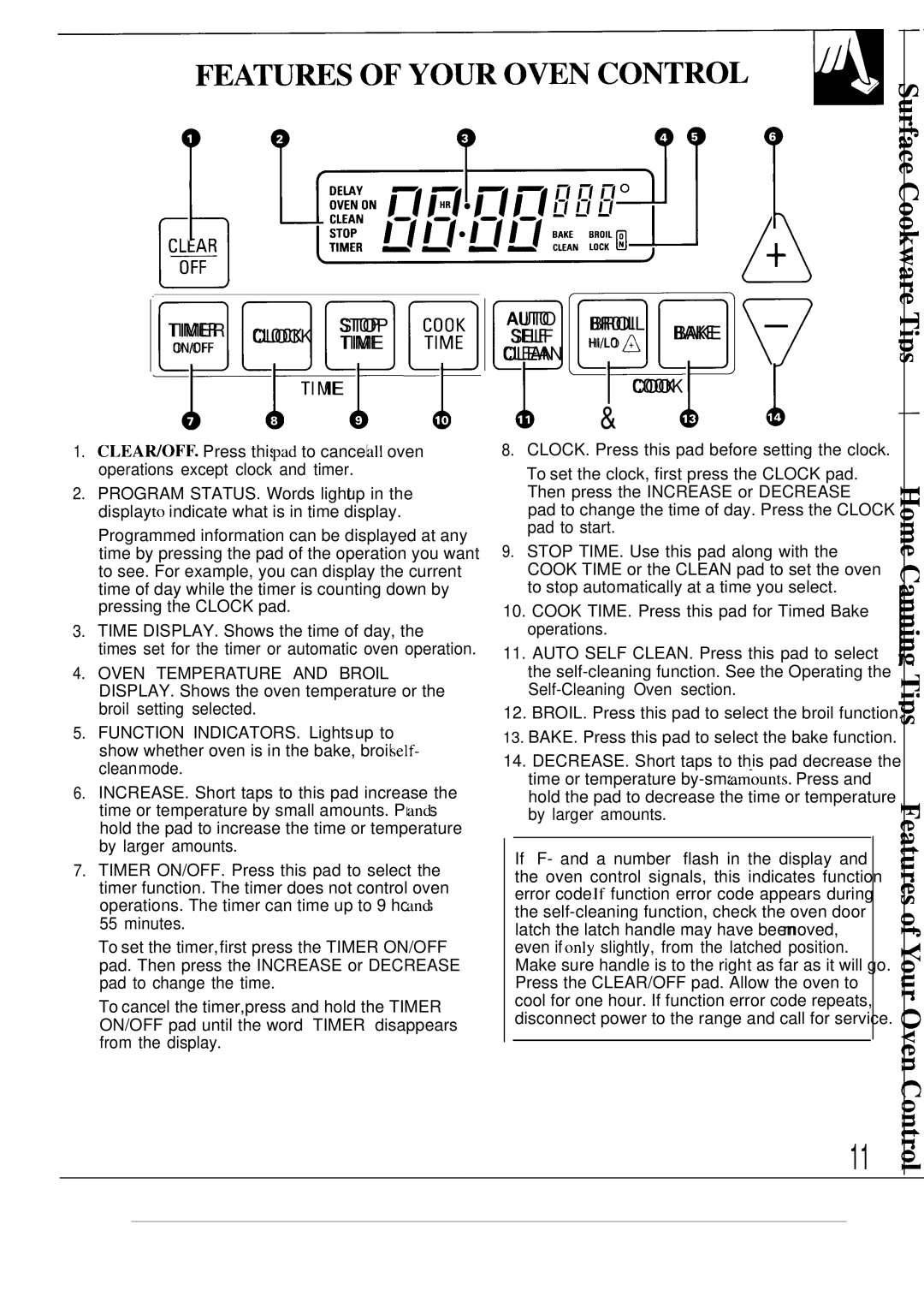 GE JBP56, JBP55 operating instructions Ti Me, Auto Pbroil, Clean Cook 