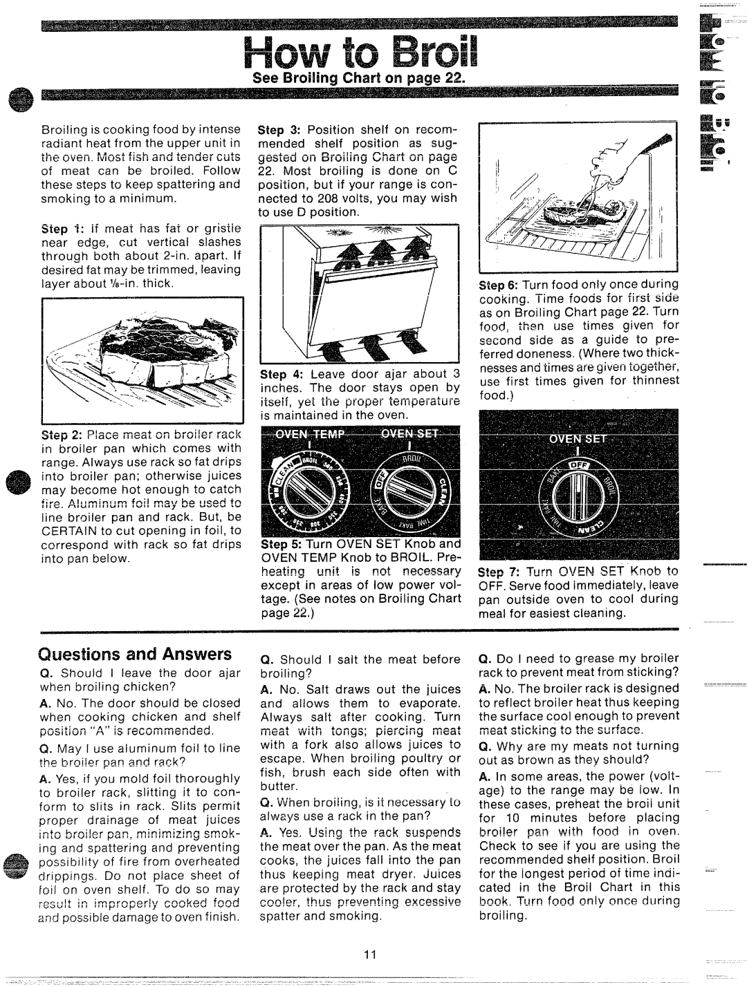 GE 49-4540, JBP87GD manual Qt’iestkmsandAnswers, SeeEh’oiihcllchart OlnlDaae 