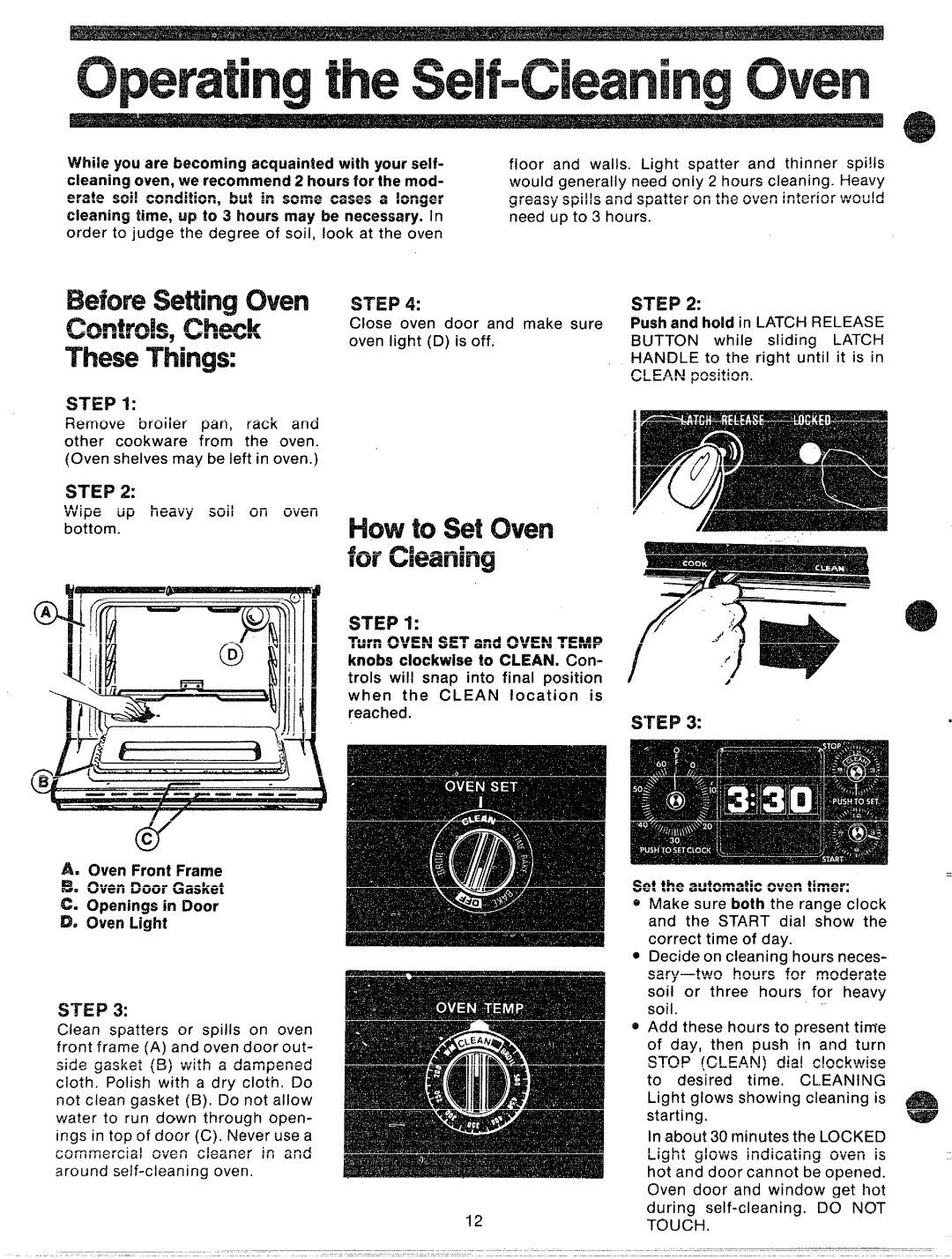 GE JBP87GD, 49-4540 manual Oven, STEEPt 