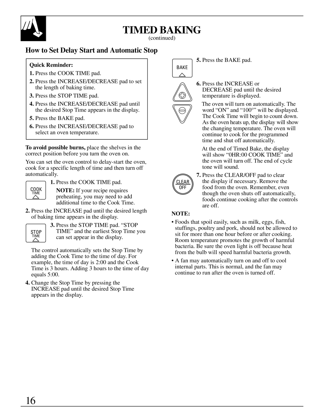 GE JDP37, JDP36 manual How to Set Delay Start and Automatic Stop, Quick Reminder 