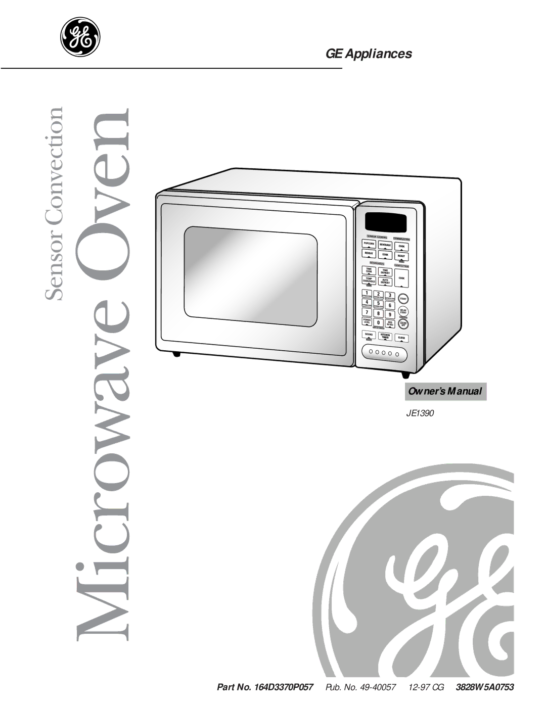 GE JE1390 owner manual GE Appliances 