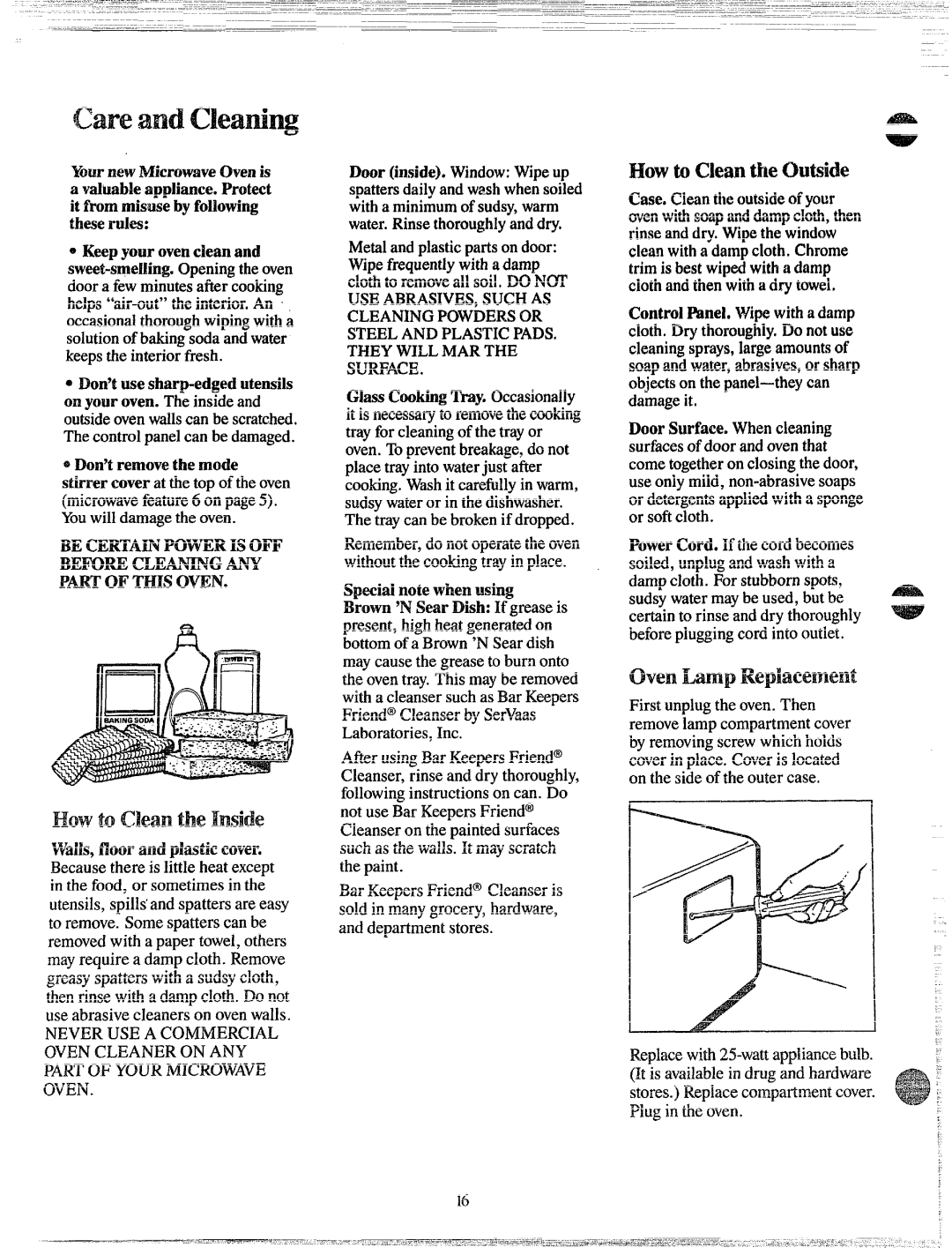 GE JE40, JE42 manual Howtnclam theC3Ut$ick, ~~n’t removethe mode stirrercoverat thetop oftheoven, PART’OF mm’OVEN 