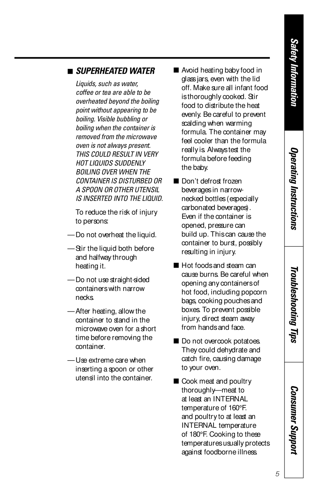 GE JES1231 owner manual Operating Instructions Troubleshooting Tips Consumer Support 