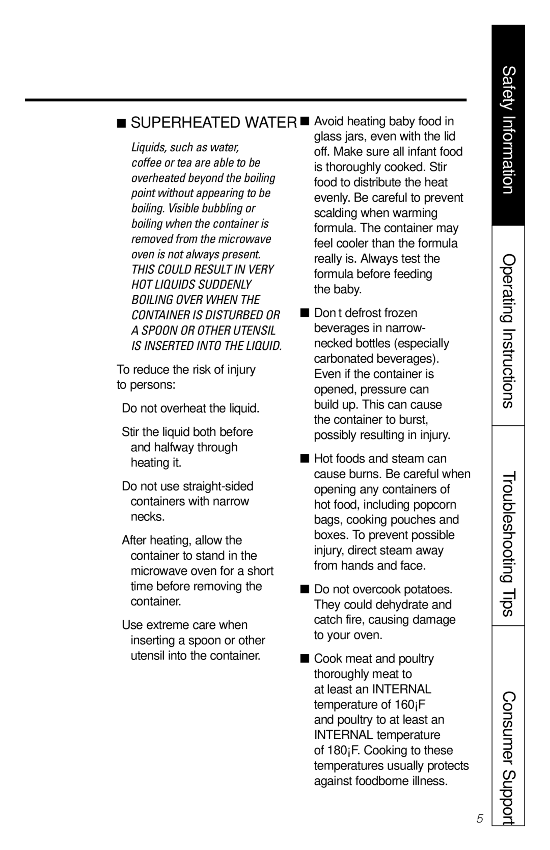 GE JES1235 owner manual Operating Instructions Troubleshooting Tips Consumer Support 