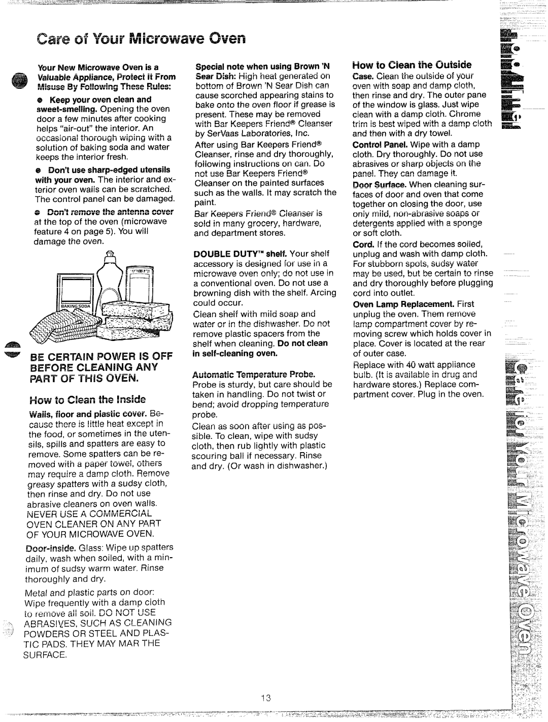 GE JET210 manual LowtoClean the Inside, How toCkimIthe Outside 