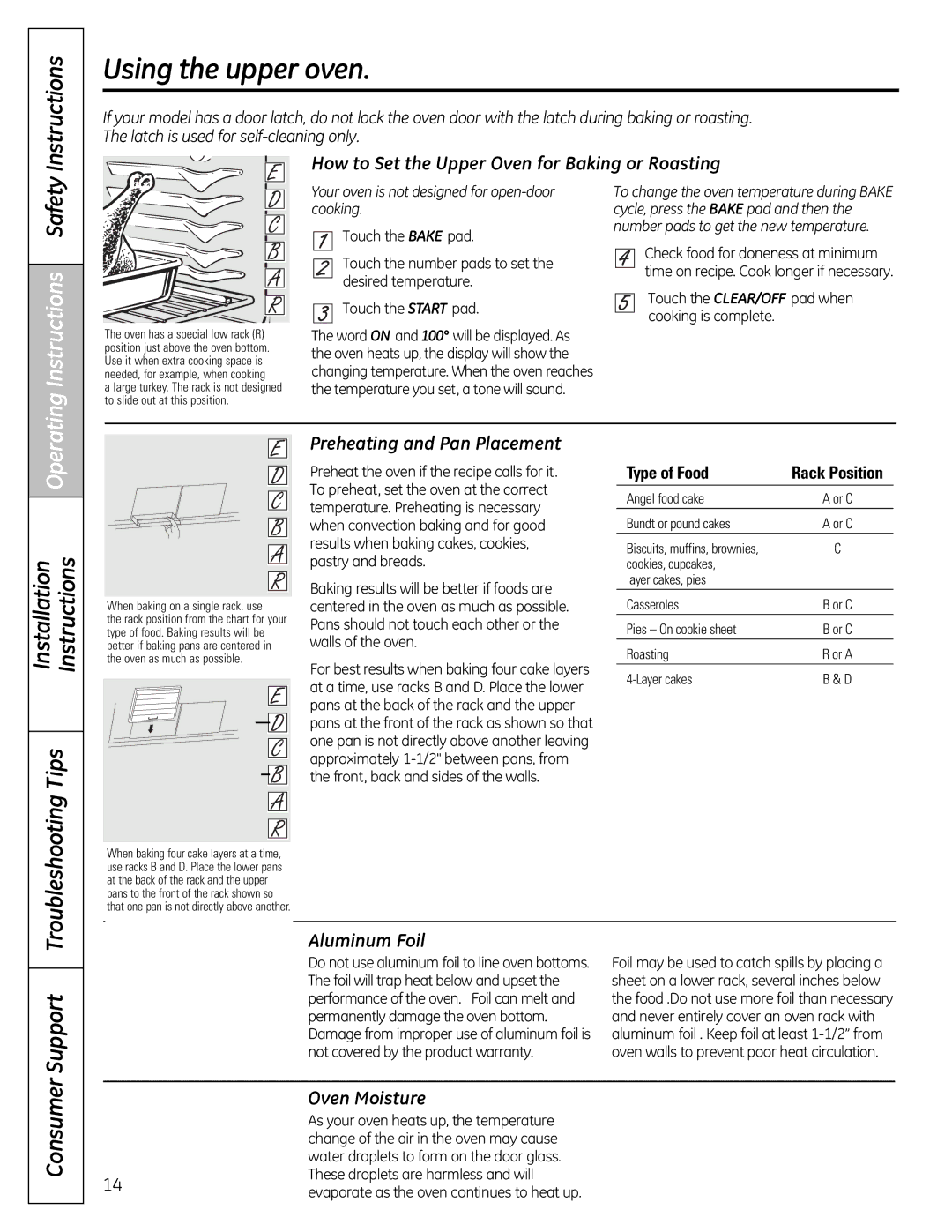 GE JGB805, JGB295SERSS, JGB800, JGB820, JGB810 manual Installation Instructions Tips, Support 