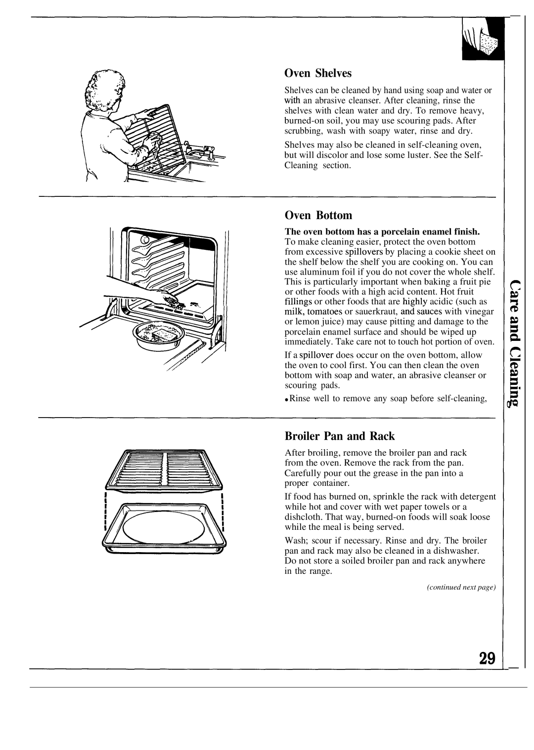 GE JGBP26GEN, JGBP27GEN installation instructions Oven Bottom, Broiler Pan and Rack 