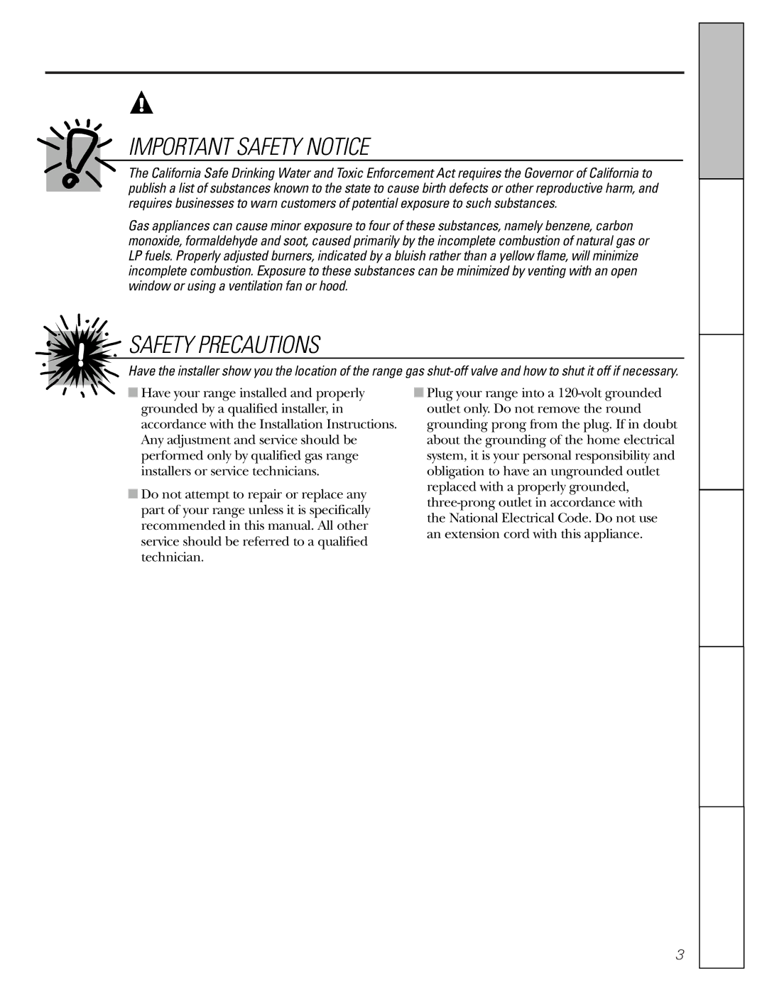 GE JGBP33SEMSS installation instructions Installation Instructions, Ge.com 