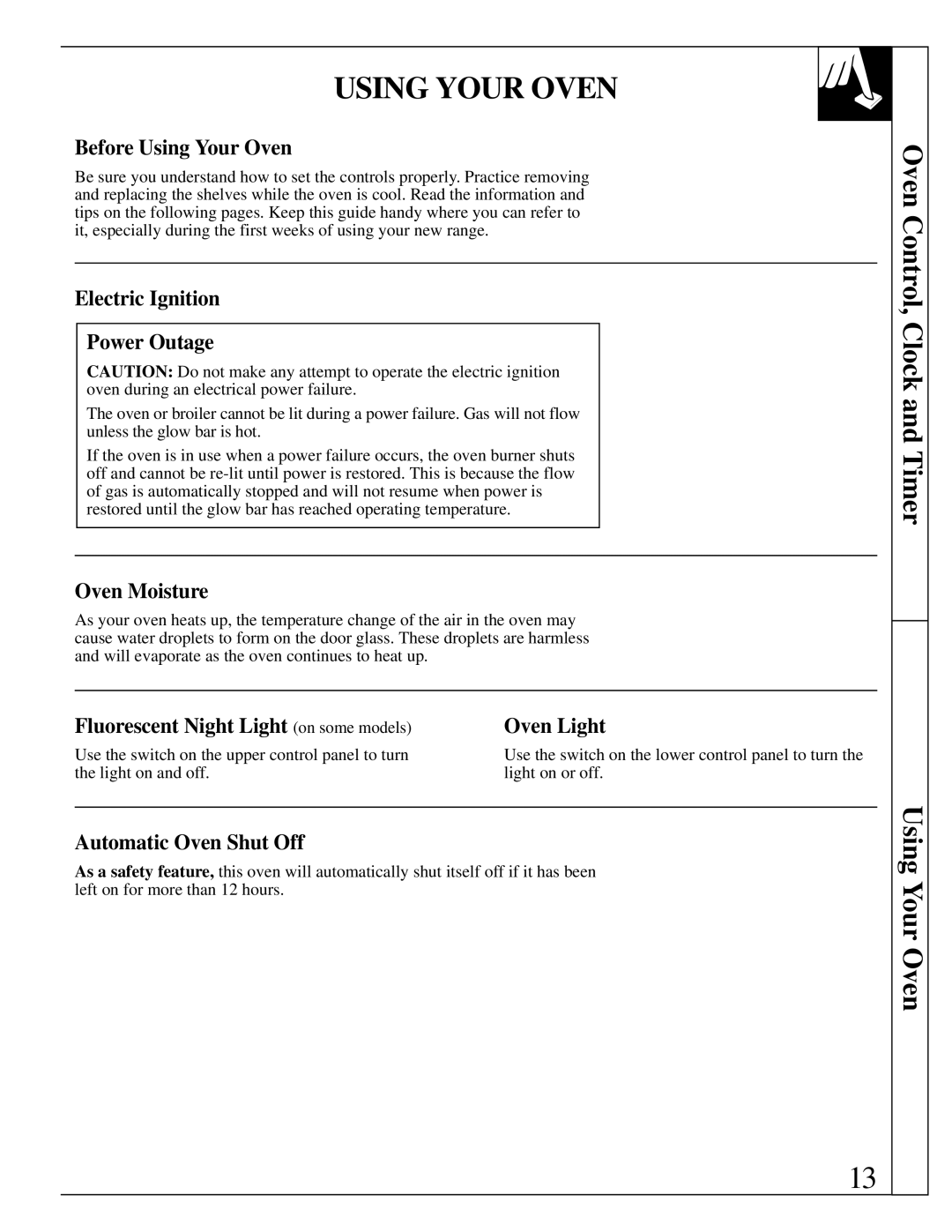 GE JGBP75 manual Using Your Oven 