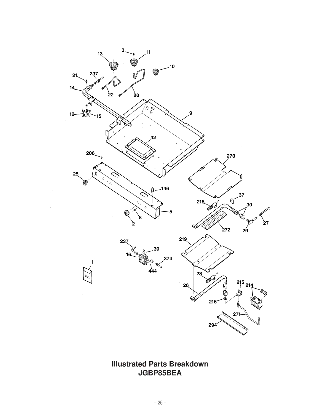 GE JGBP30 A, JGBP85 A, JGBP79 A, JGBP90 A, JGBP86 A, JGBP35 A, JGBP26 A manual JGBP85BEA 