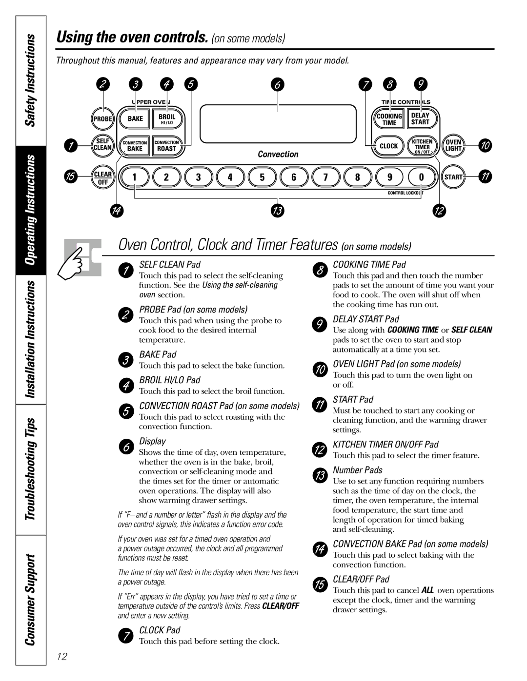 GE JGBP88, JGB918 manual Tips Installation Instructions, Consumer Support Troubleshooting 