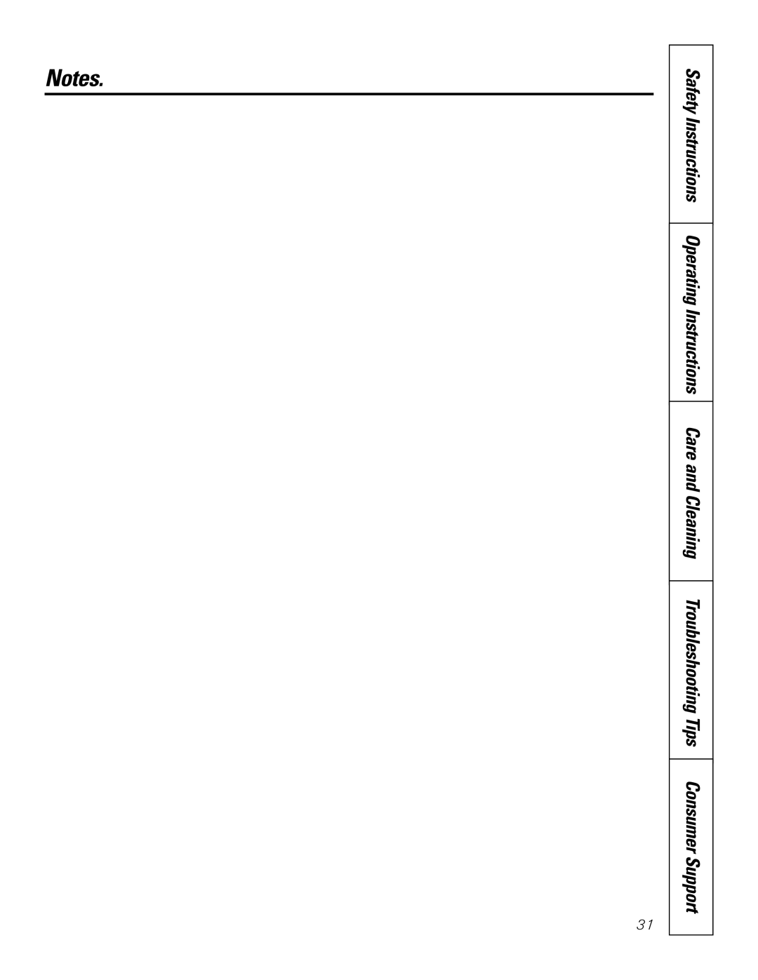 GE JGP337 operating instructions Safety Instructions 