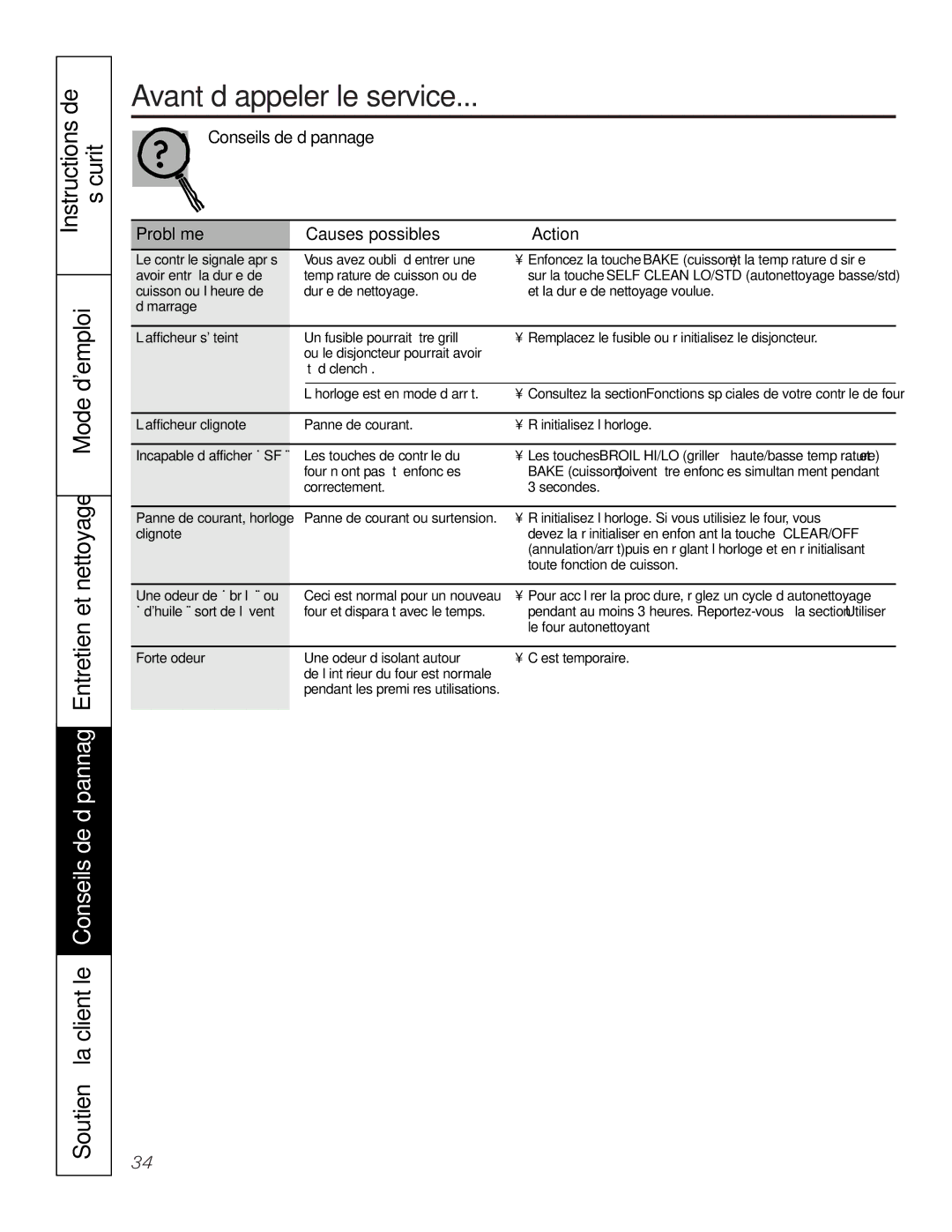 GE JGS905 owner manual Avoir entré la durée de 