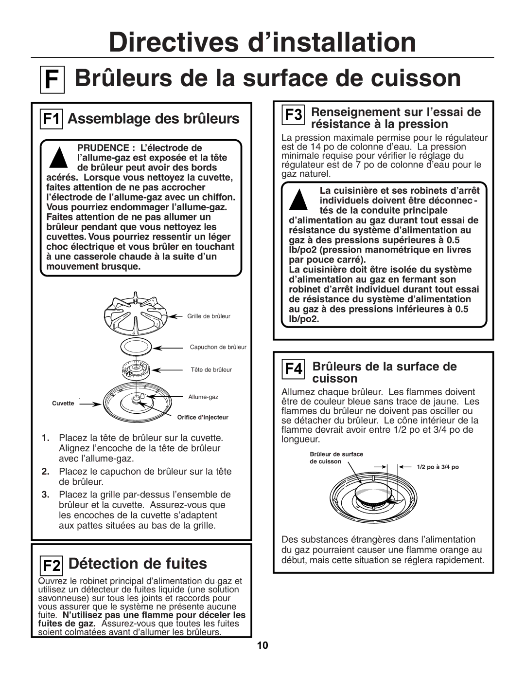 GE JGSP23, JGSP44 manual Une casserole chaude à la suite d’un mouvement brusque 