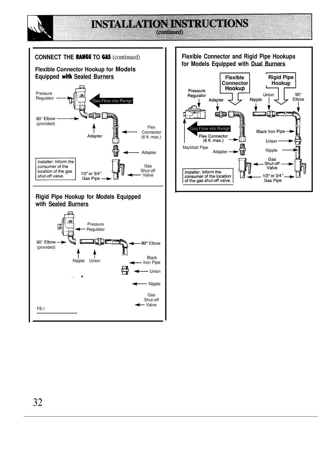 GE JGBS02PN, JGSS05GES, JGSS05GER, JGBS15GER, JGBS12GER, JGBS06ES, JGBS19GEP, JGBS06ER, JGBS18GES, JGBS04ER Connect the Whge to GM 