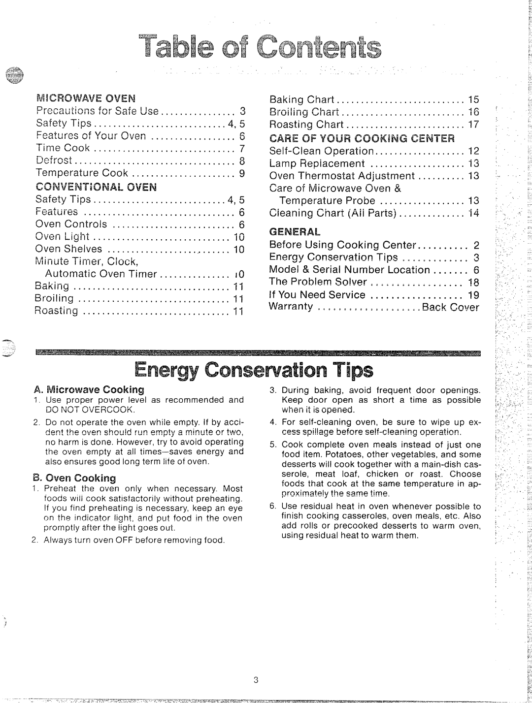 GE 49-4545, JKP55G manual Cook, Features, JJ~eproperpower level as recommended, Do not Overcook 