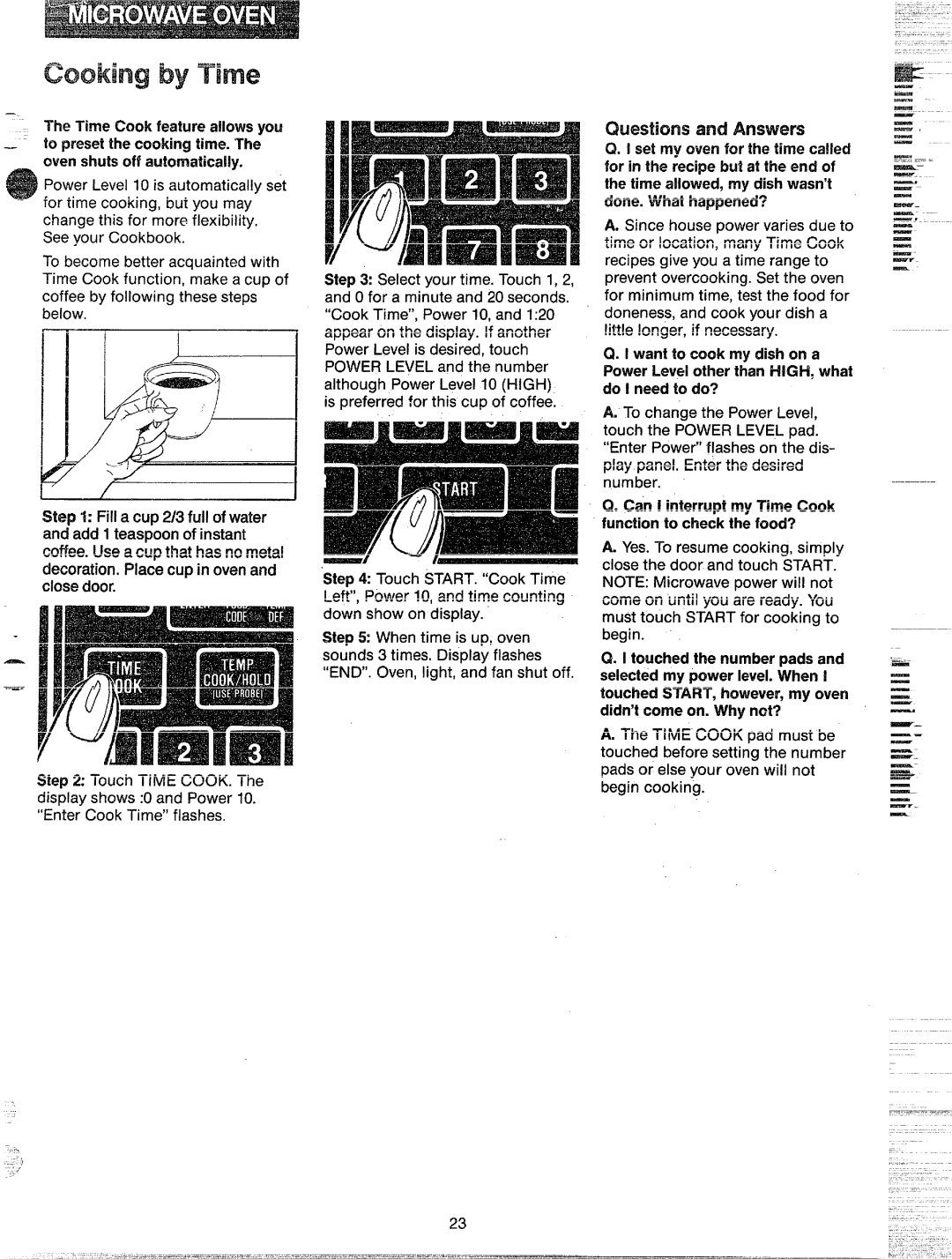 GE JKP67G manual Ch.Nxmmsa a, Can I interruptmy Time Cook functionto check the food? 