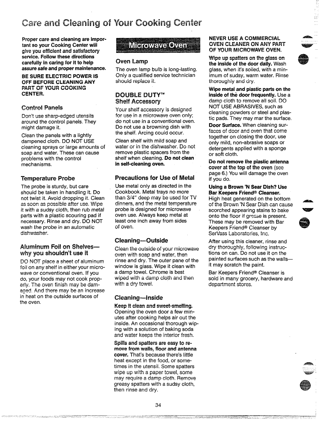 GE JKP67G manual ENJn, Be Sure Electric Power Is, For use, Cm% 