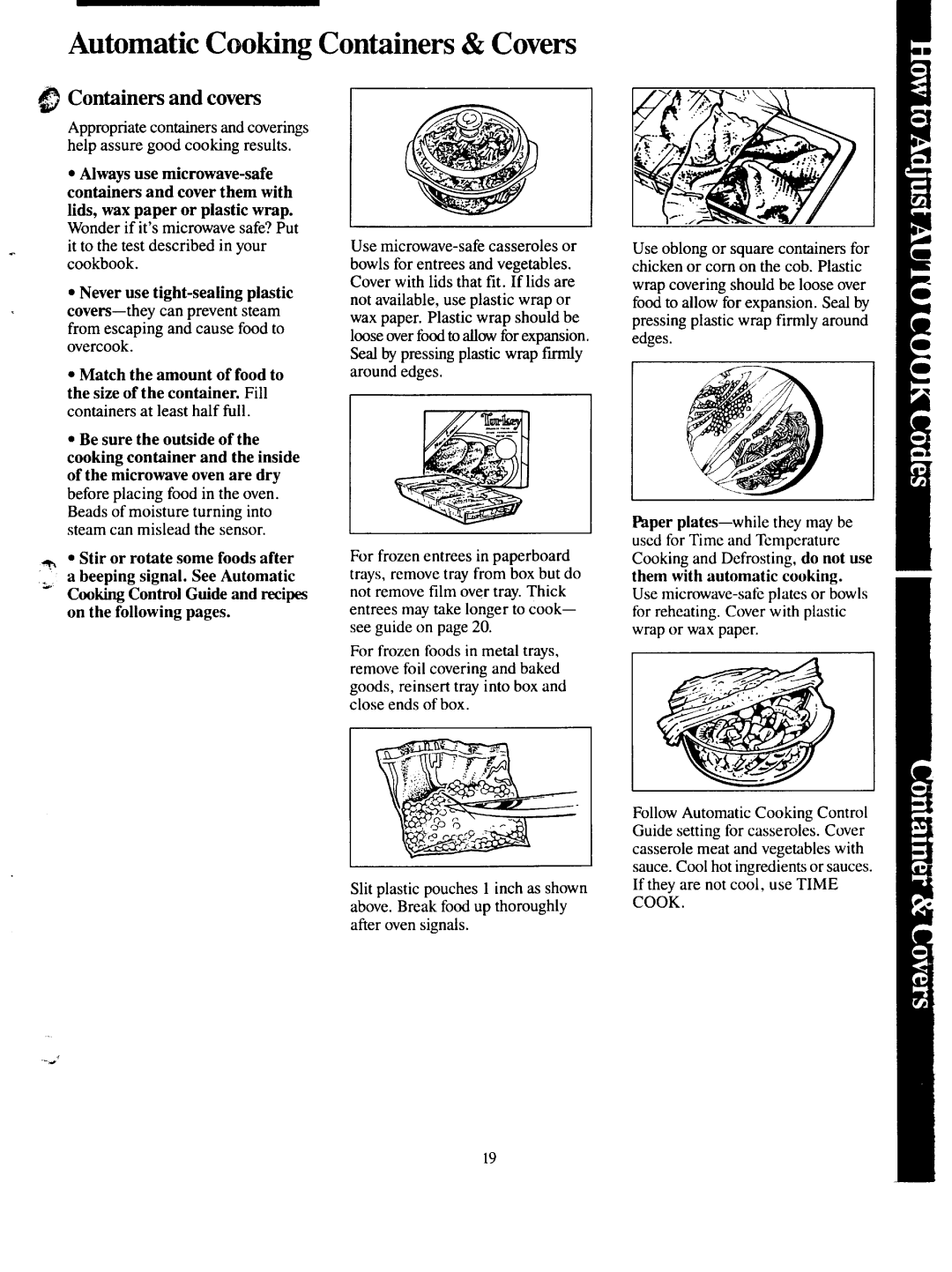 GE JKP68G warranty Automatic Cooking Containers & Covers, Containers and covers, Per plates-while they maybe 