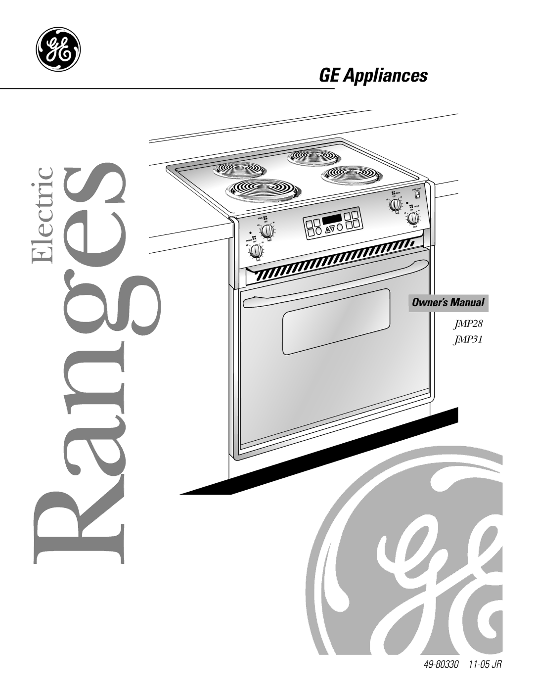 GE JMP28 owner manual RangesElectric 