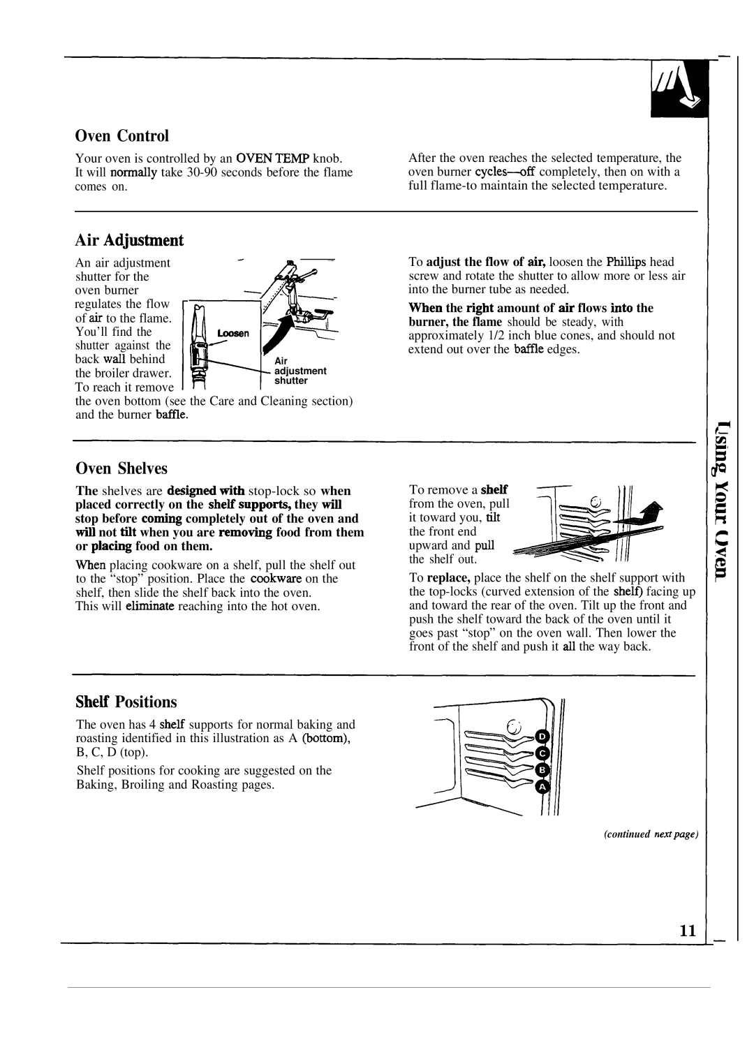 GE JGAS02PN, JMS02PN, JGAS02EN manual Oven Control, Oven Shelves, SheM Positions 