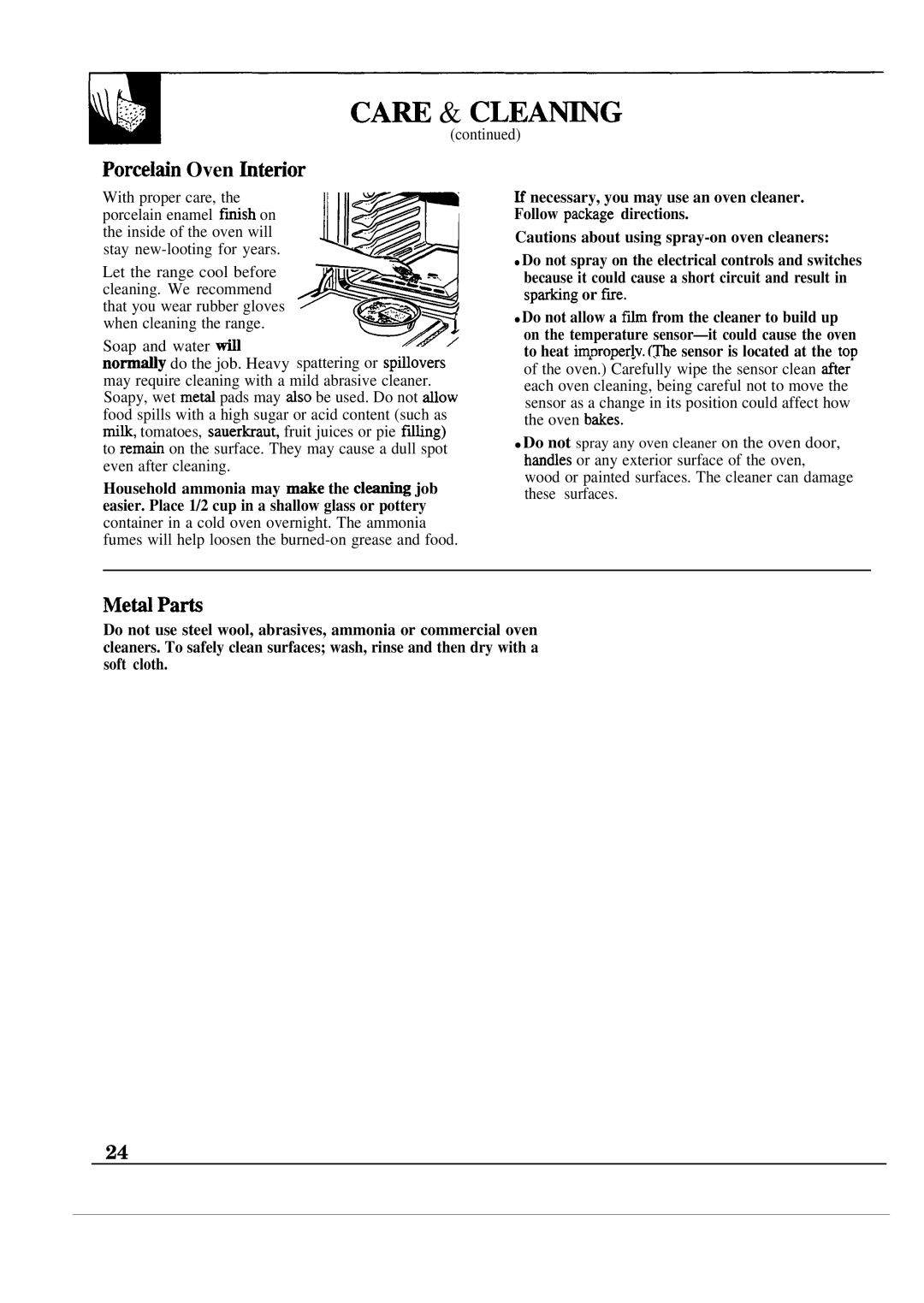 GE JMS02PN, JGAS02EN, JGAS02PN manual Porceltin Oven htefior, Meti Pafi 