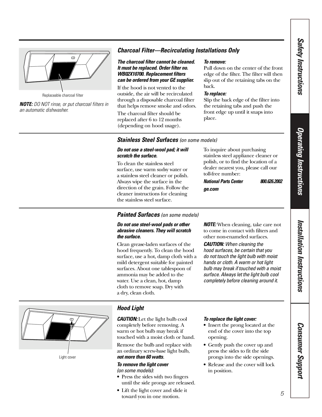 GE RN328, JN327, JV367*, JV338*, JV348*, JV347* installation instructions Instructions 